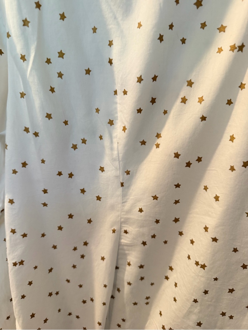 Talbots White Button-Down Shirt with Gold Star Print - Men's - Picture 5 of 9